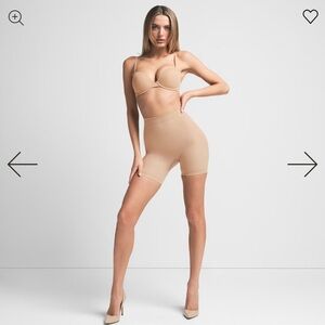 SKIMS Seamless Sculpt Mid Thigh Shorts/‎ Shape Wear  2X